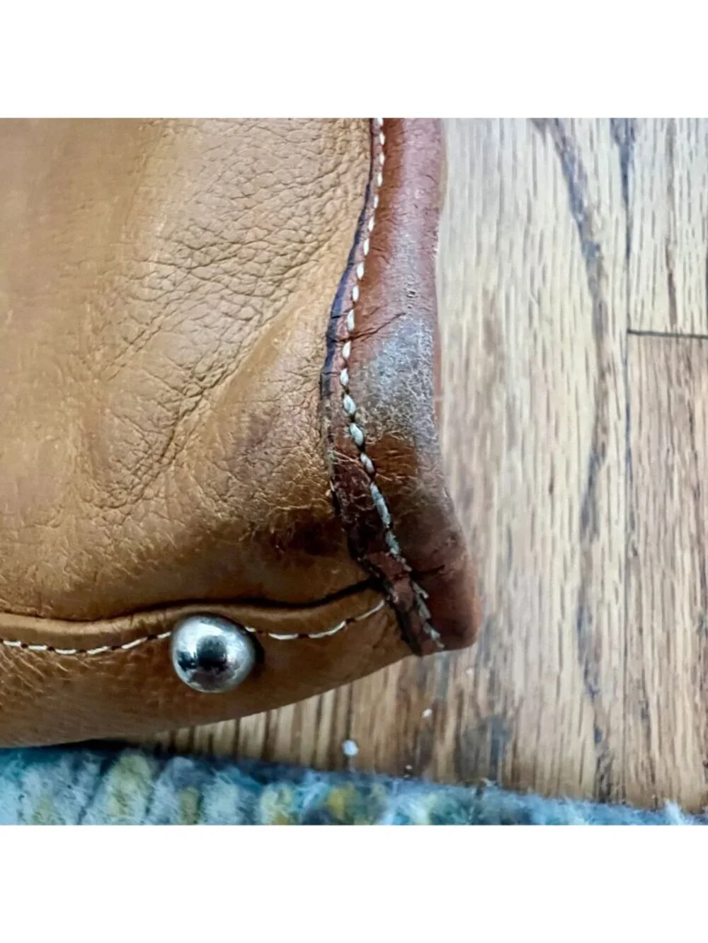 Vintage Artisan Leather Briefcase Unisex Full Grain Patina Bag Filson Academia - Picture 16 of 16